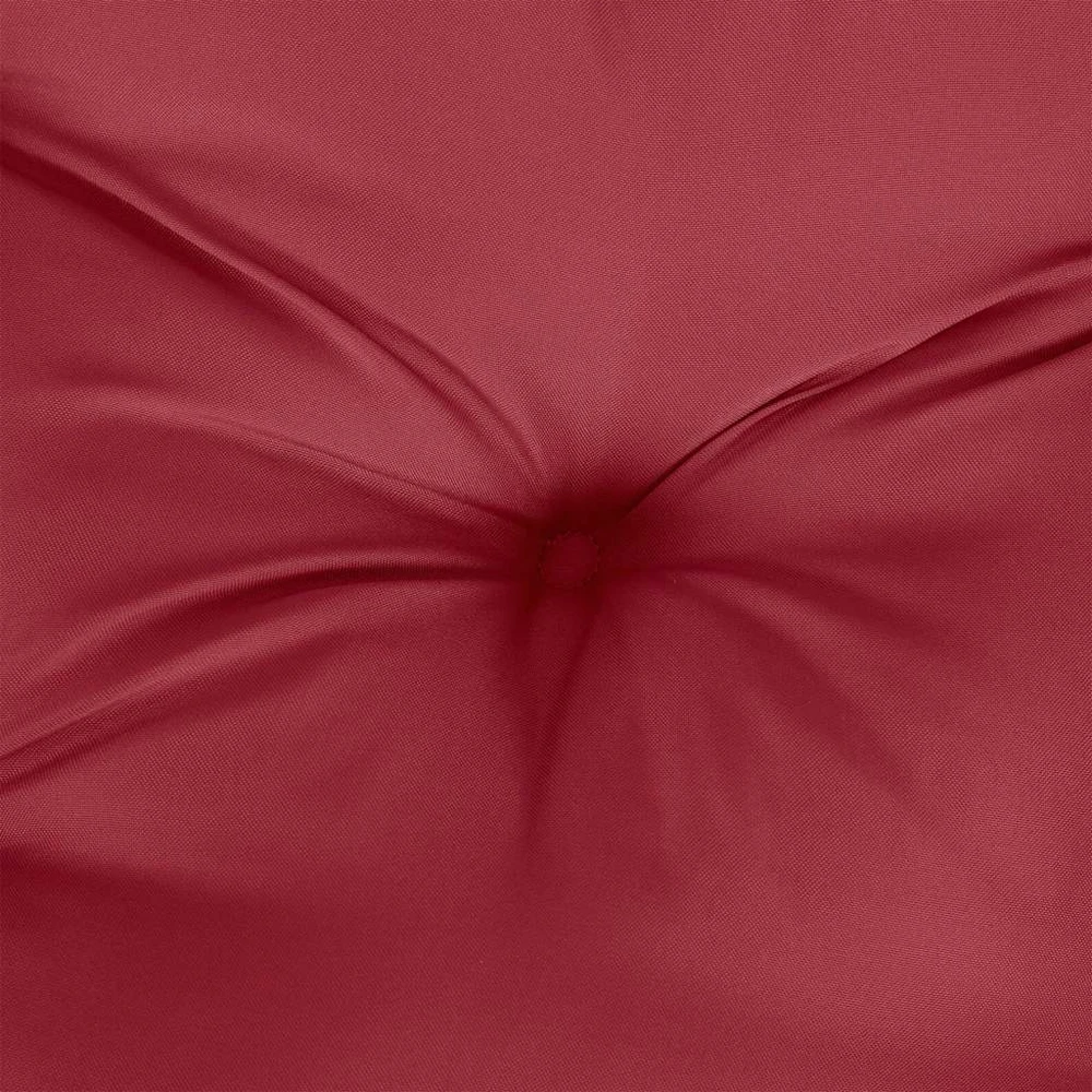 Sodo suoliuko pagalvėlė, vyno raudona, 200x(50+50)x7cm, audinys