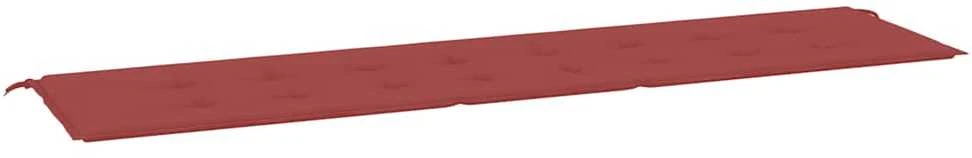 Sodo suoliuko pagalvėlė, vyno raudona, 200x50x3cm, audinys
