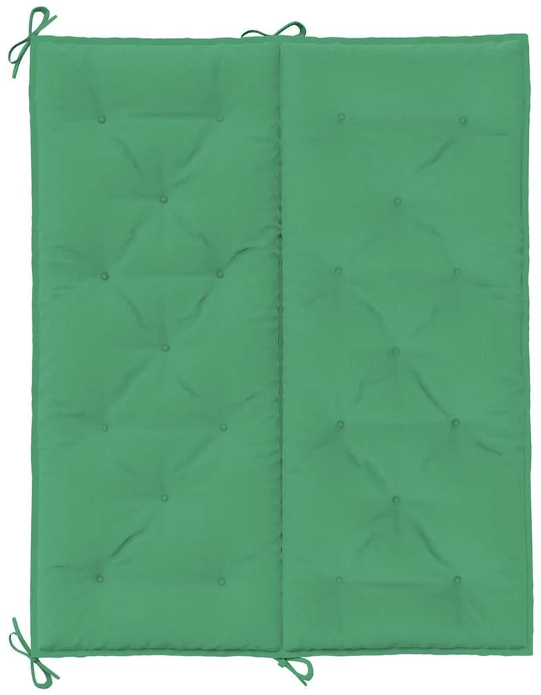 Sodo suoliuko pagalvėlė, žalia, 120x(50+50)x7cm, audinys