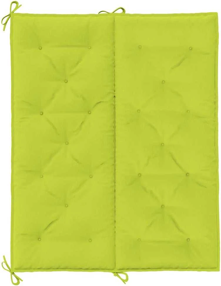 Sodo suoliuko pagalvėlė, žalia, 120x(50+50)x7cm, audinys