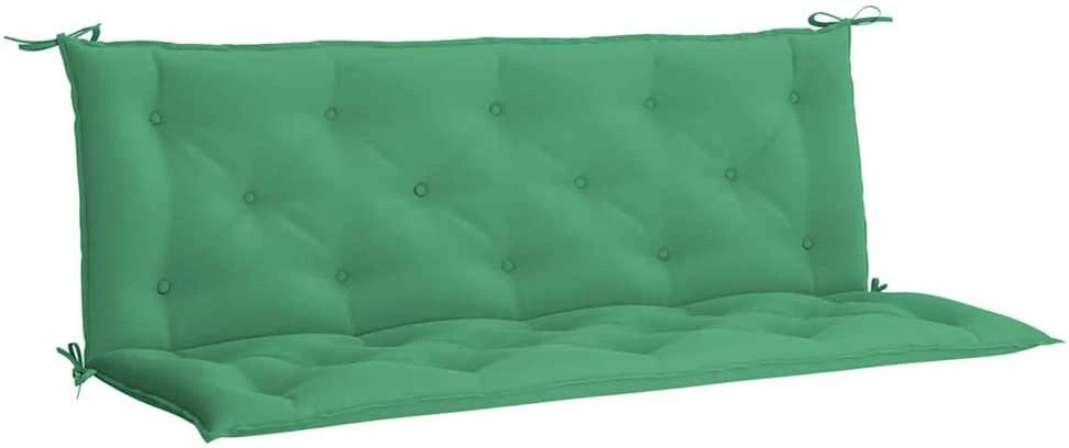 Sodo suoliuko pagalvėlė, žalia, 150x(50+50)x7cm, audinys