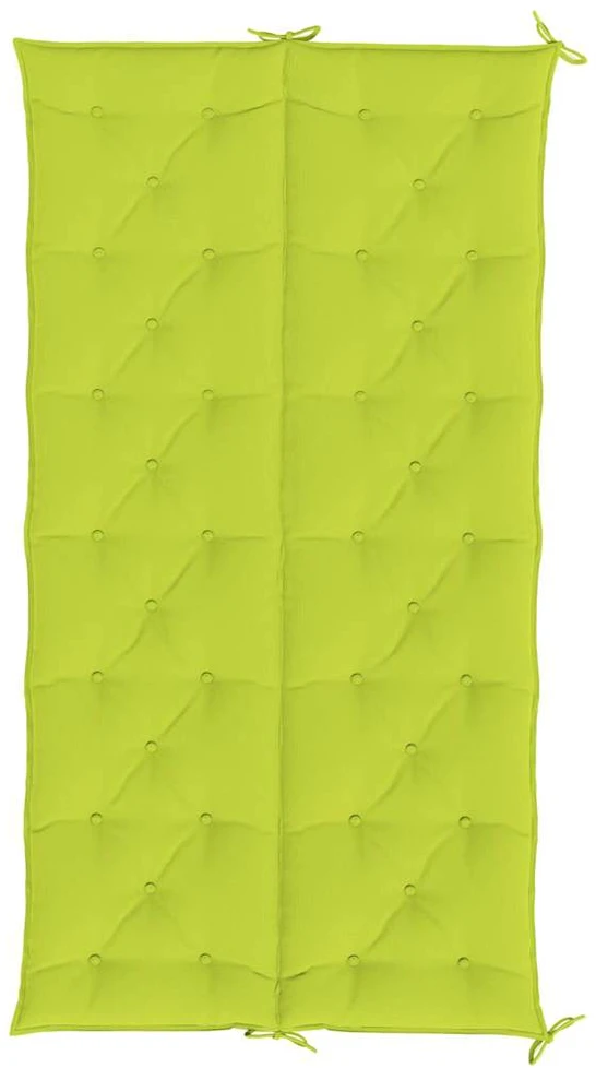 Sodo suoliuko pagalvėlė, žalia, 200x(50+50)x7cm, audinys