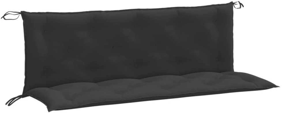 Sodo suoliuko pagalvėlės, 2vnt., antracito, 150x50x7cm, audinys