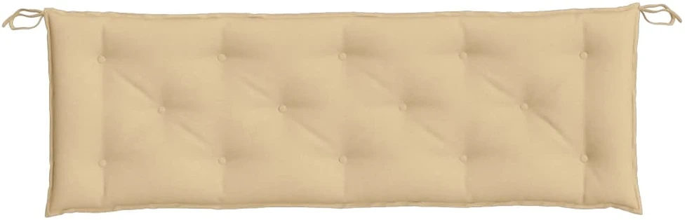 Sodo suoliuko pagalvėlės, 2vnt., smėlio, 150x50x7cm, audinys