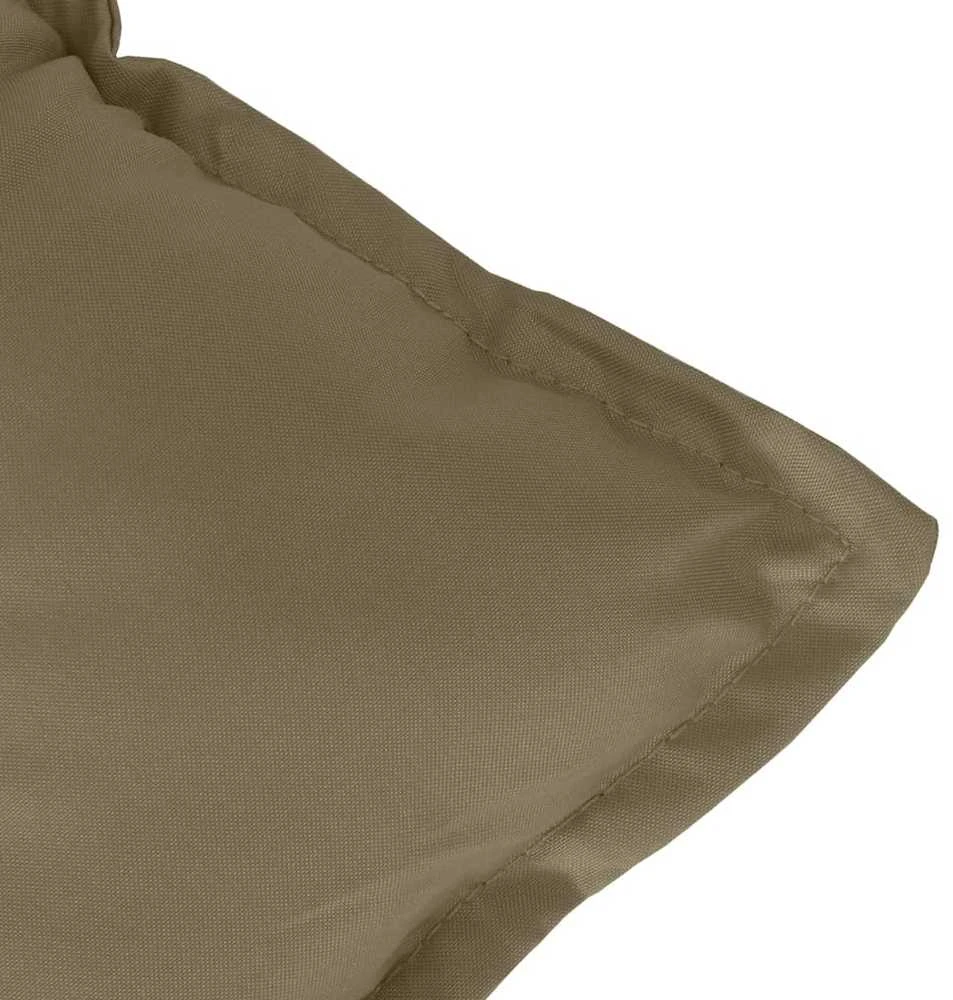 Sodo suoliuko pagalvėlės, 2vnt., taupe, 100x50x7cm, audinys