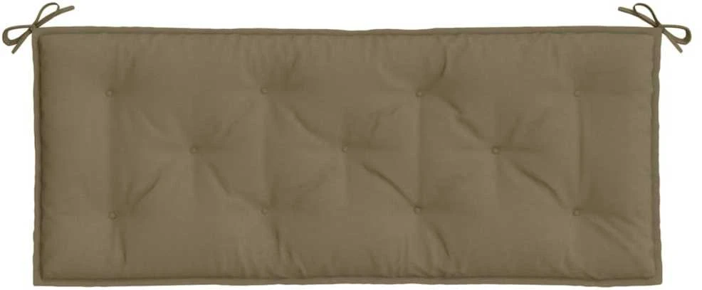 Sodo suoliuko pagalvėlės, 2vnt., taupe, 120x50x7cm, audinys