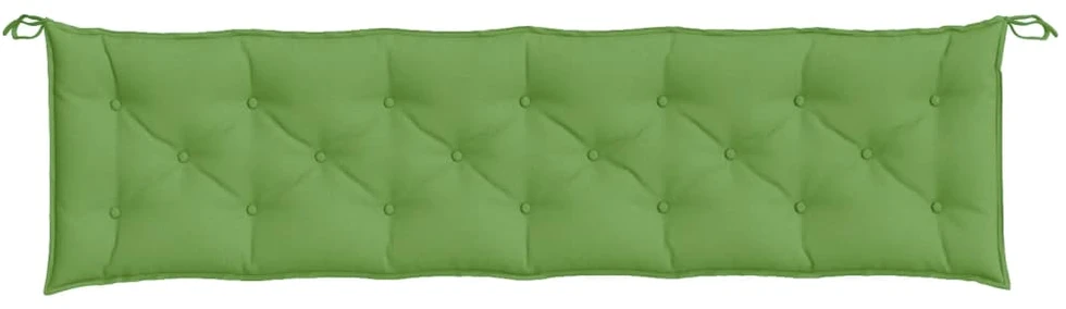 Sodo suoliuko pagalvėlės, 2vnt., žalios, 200x50x7cm, audinys