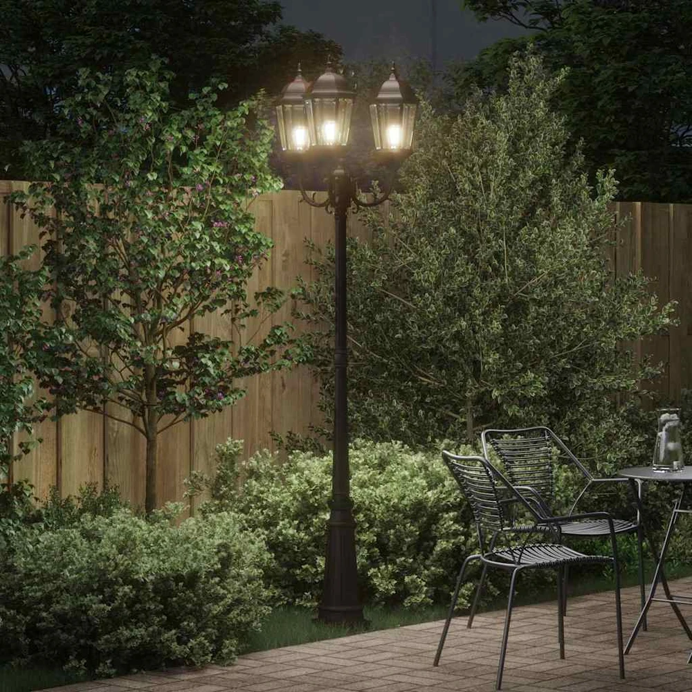 Sodo šviesa 61 x 53 x 235 cm Aliuminis ir stiklas