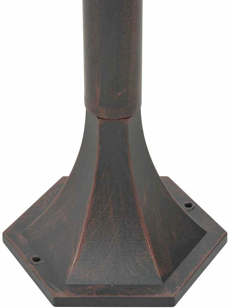 Sodo šviestuvai, 6vnt., E27, 110cm, aliuminis, bronziniai