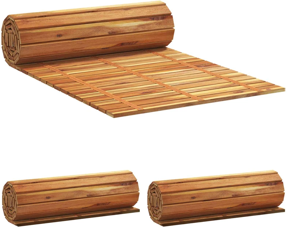 Sodo takas 3 vnt. Natūrali 200 x 50 cm Kietos akacijos mediena