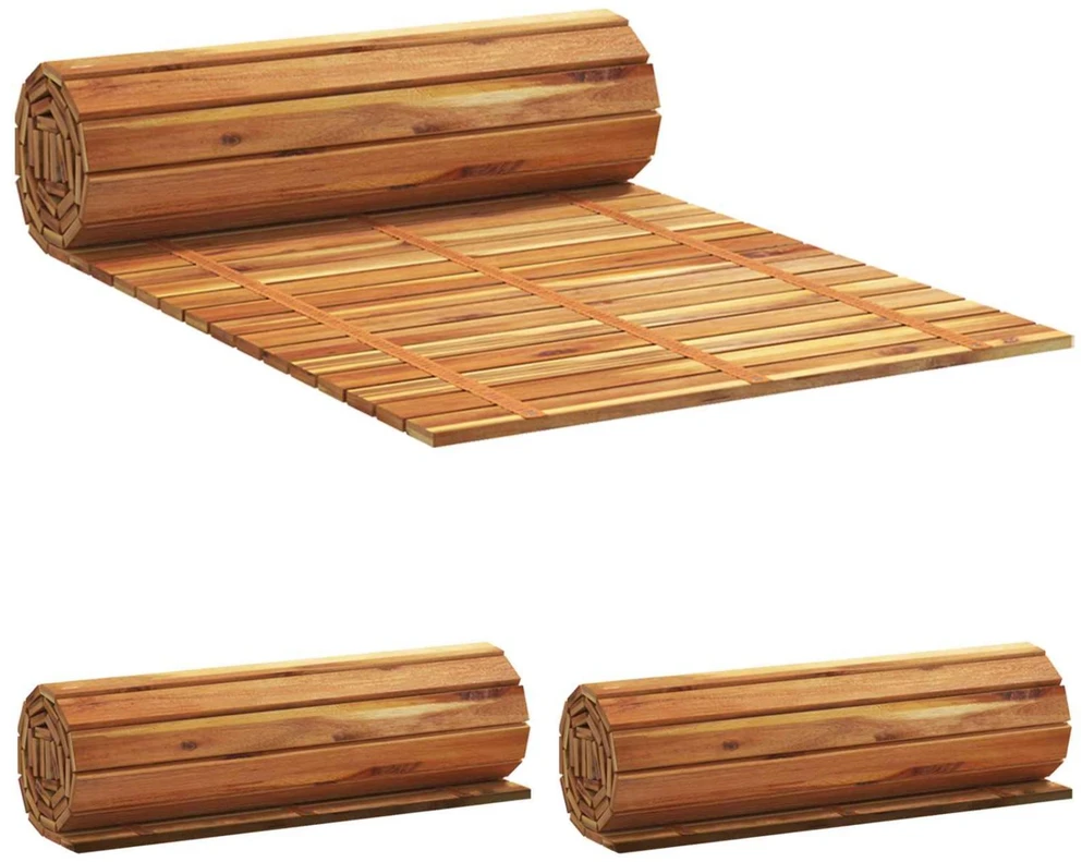 Sodo takas 3 vnt. Natūrali 200 x 50 cm Kietos akacijos mediena