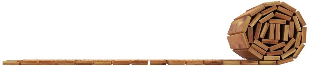 Sodo takas 3 vnt. Natūrali 200 x 50 cm Kietos akacijos mediena