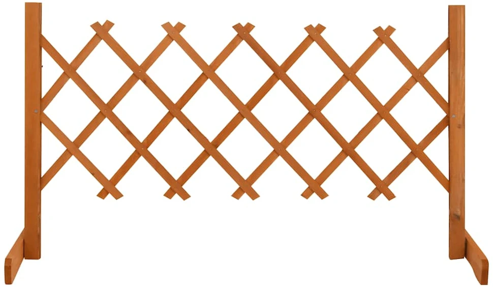 Sodo treliažas-tvora, oranžinis, 120x60cm, eglės masyvas