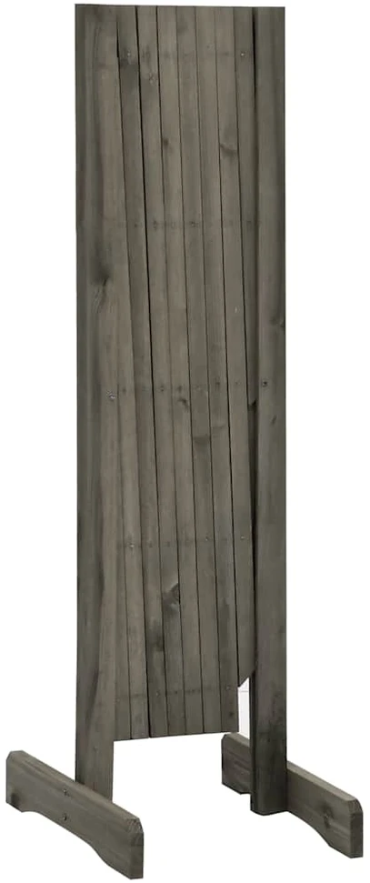 Sodo treliažas-tvora, pilkos spalvos, 150x80cm, eglės masyvas