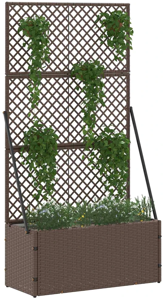 Sodo trelių vazonas Ruda 70 x 30 x 135 cm Metalas