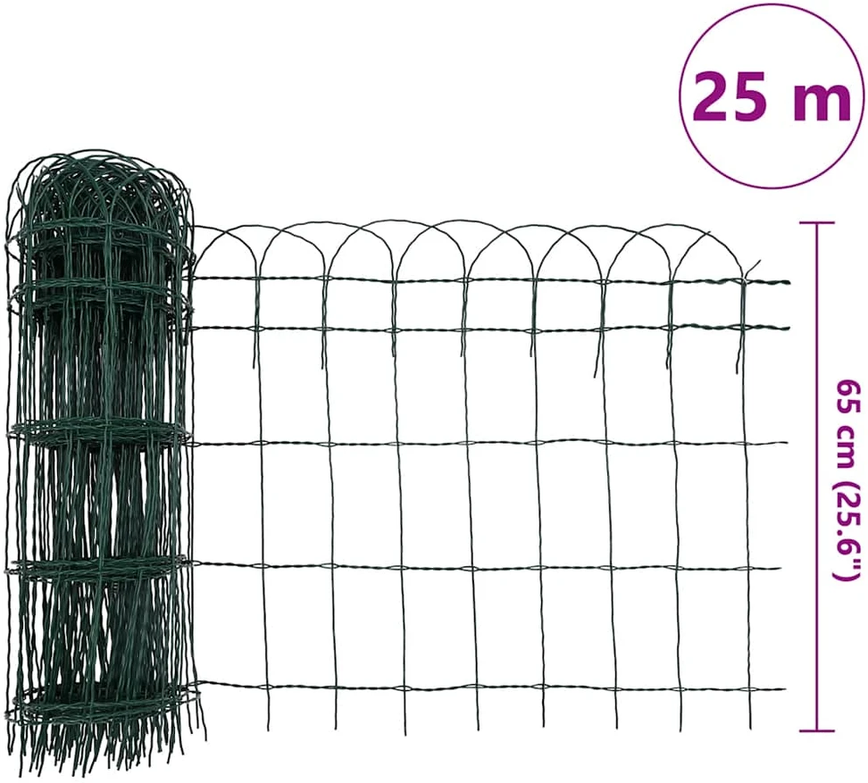Sodo tvora, 25x0,65 m, milteliniu būdu dengta geležis
