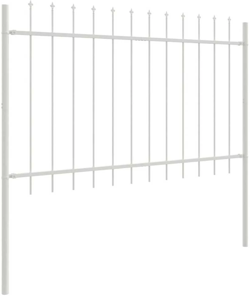 Sodo tvora WOERDEN 5 vnt. 8,5 x 0,8 m Miltelinis plienas Balta