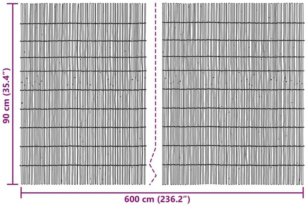 Sodo tvora Anglinis 600 x 90 cm Nendrės