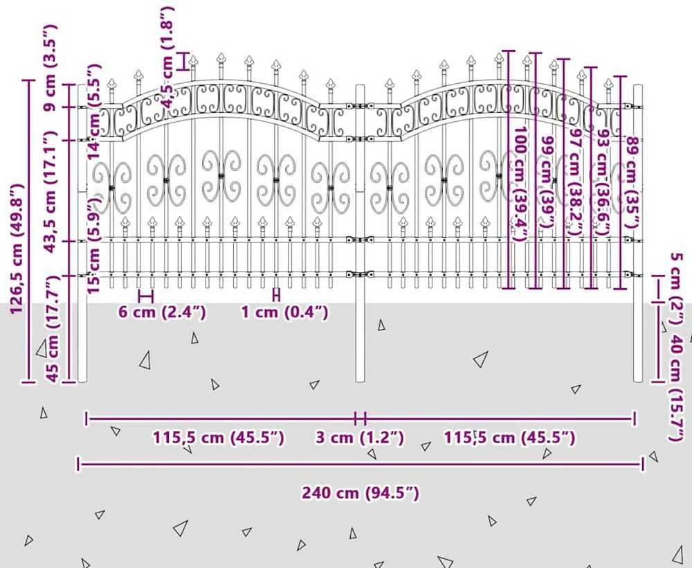 Sodo tvora KAMPEN 240 x 140 cm