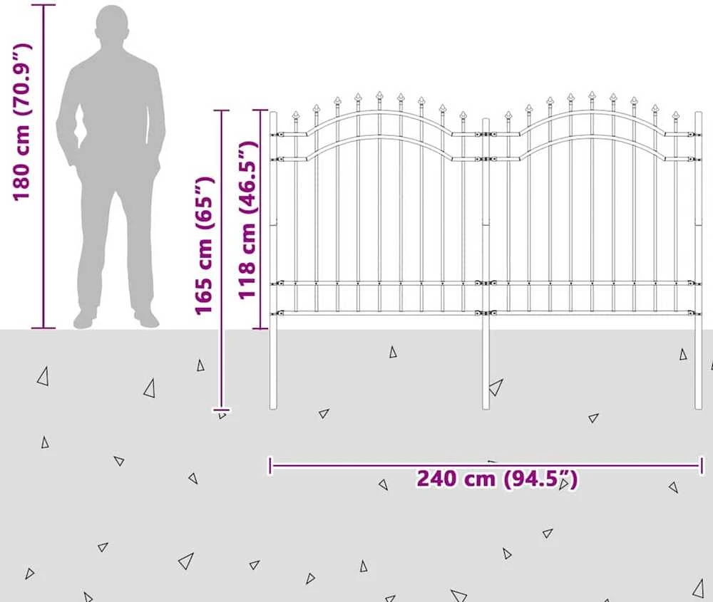 Sodo tvora WOERDEN 240 x 165 cm Balta