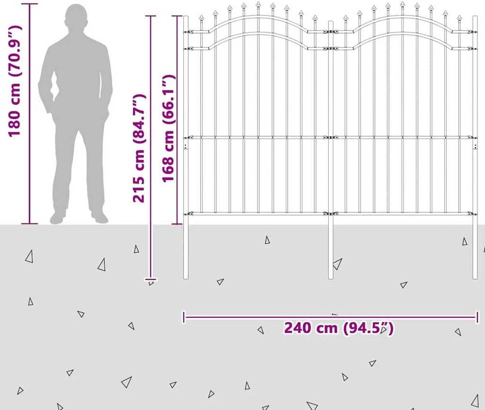 Sodo tvora WOERDEN 240 x 215 cm Balta
