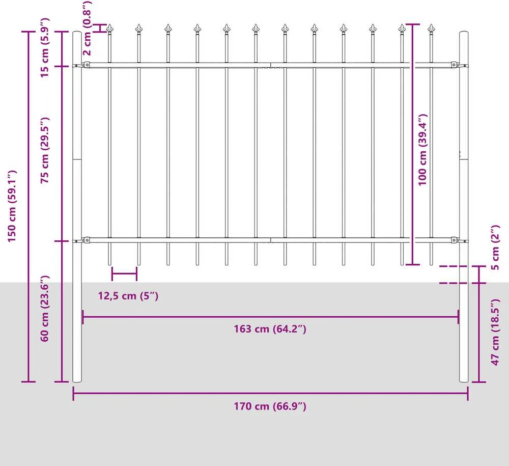 Sodo tvora WOERDEN 3 vnt. 5,1 x 1 m Miltelinis plienas Balta