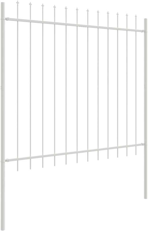 Sodo tvora WOERDEN 4 vnt. 6,8 x 1,5 m Miltelinis plienas Balta