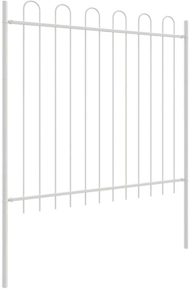 Sodo tvora WOERDEN 4 vnt. 6,8 x 1,5 m Miltelinis plienas Balta