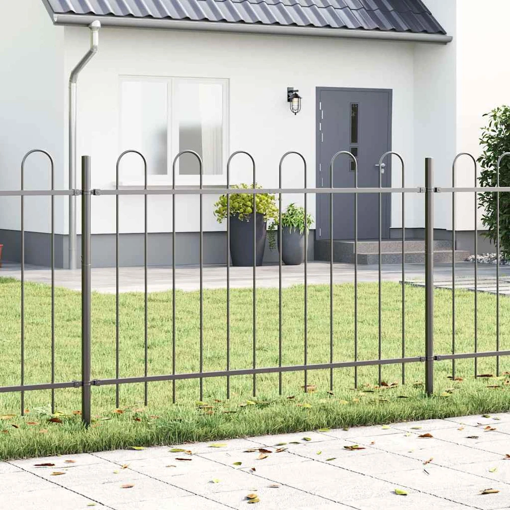Sodo tvora BOXTEL 2 vnt. 3,4 x 1,2 m Miltelinis plienas Pilka