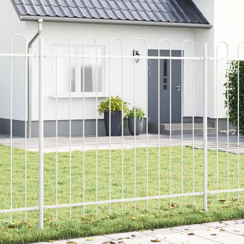 Sodo tvora BOXTEL 3 vnt. 5,1 x 0,8 m Miltelinis plienas Balta