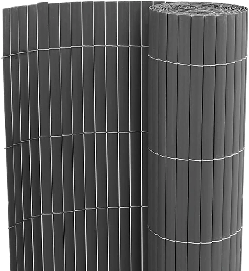 Sodo tvora, dvipusė, pilka, 1,8x3 m, PVC