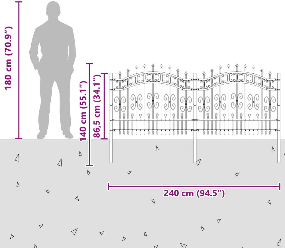 Sodo tvora KAMPEN 240 x 140 cm