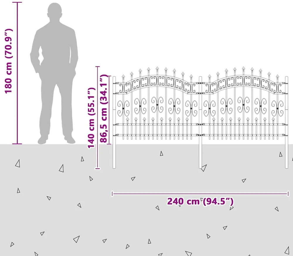 Sodo tvora KAMPEN 240 x 140 cm