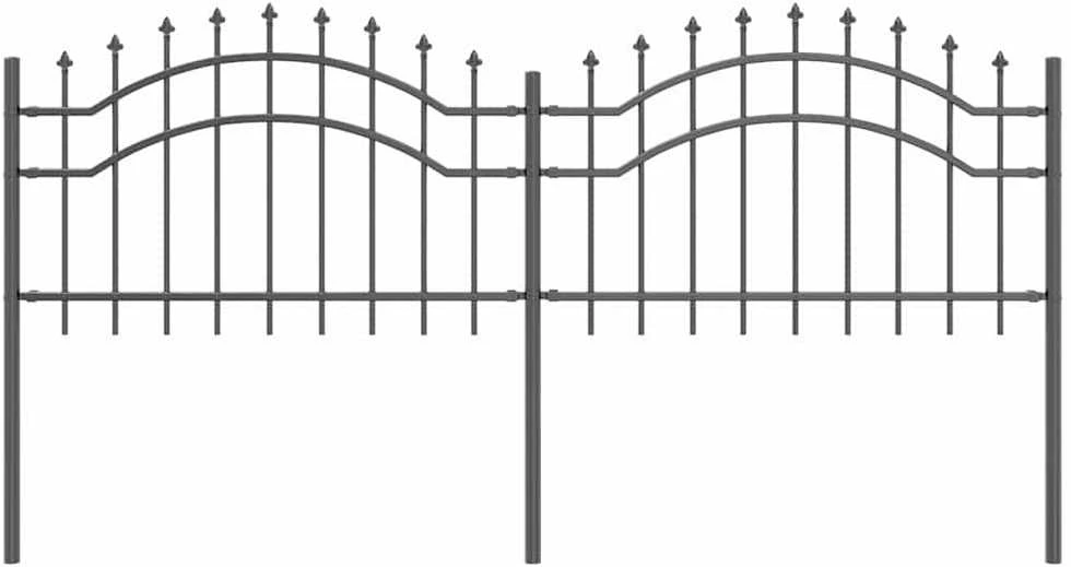 Sodo tvora WOERDEN 240 x 115 cm Pilka