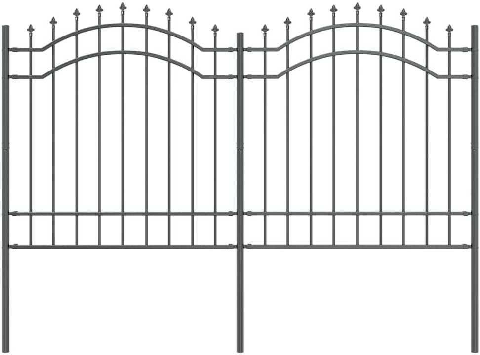 Sodo tvora WOERDEN 240 x 165 cm Pilka