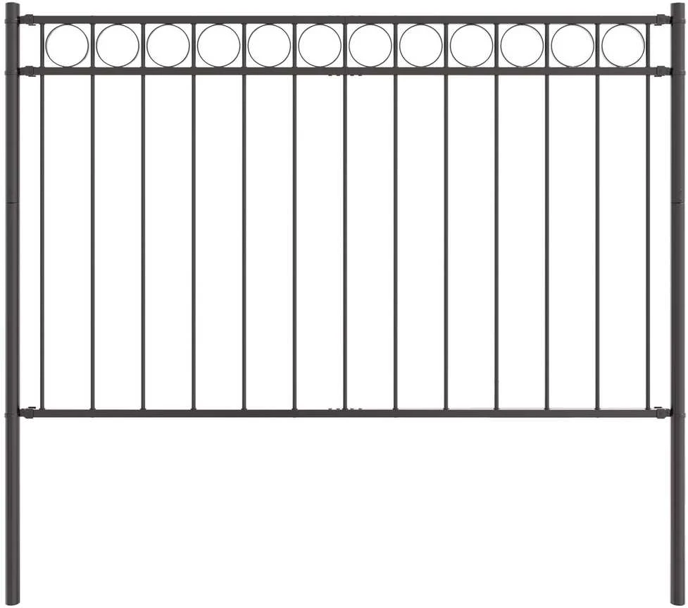 Tvorelių elementas ASSEN 170 x 130 cm Plienas Pilka