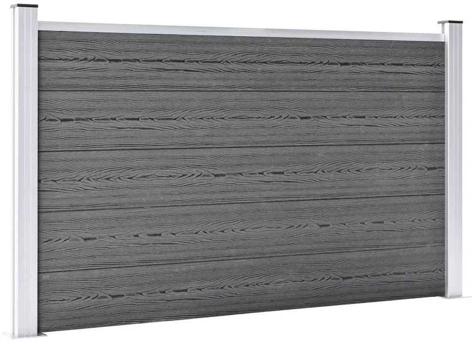 Sodo tvora, pilkos spalvos, 699x106cm, WPC (49073+3x49075)