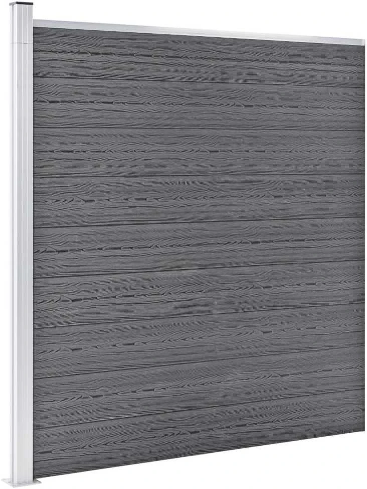 Sodo tvora, pilkos spalvos, 699x186cm, WPC
