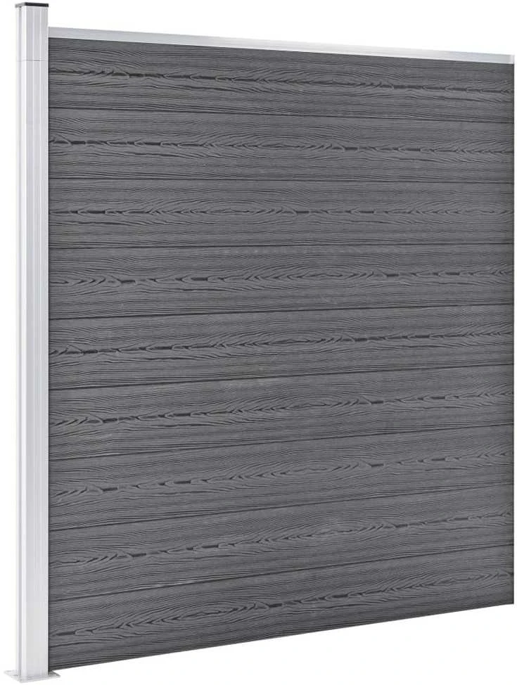 Sodo tvora, pilkos spalvos, 699x186cm, WPC