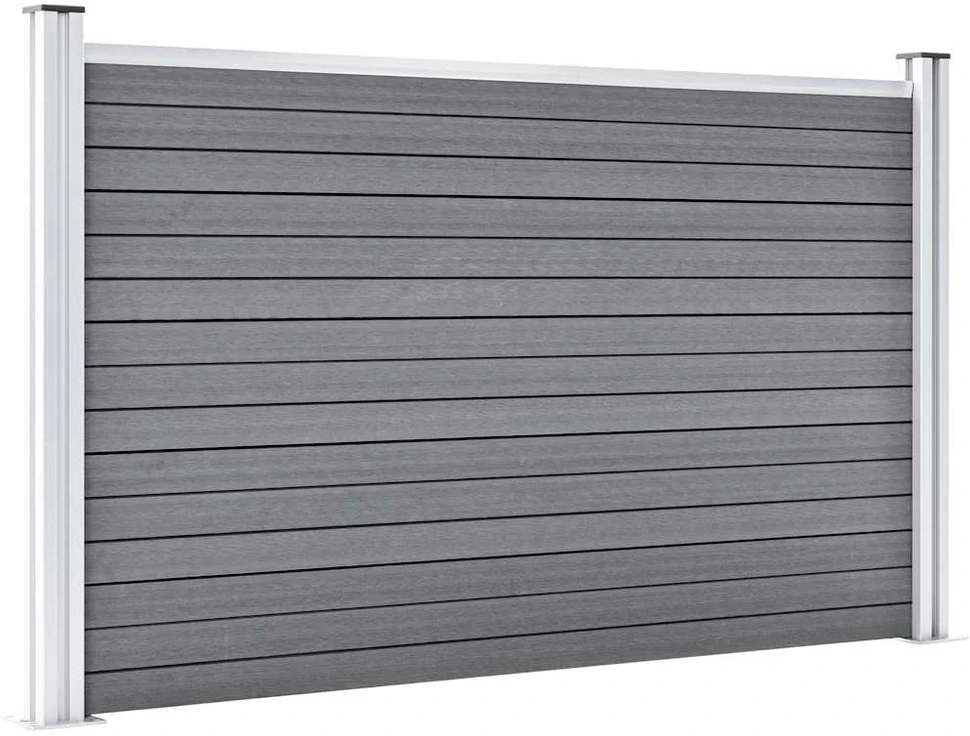 Sodo tvora, pilkos spalvos, 872x106cm, WPC (49073+4x49075)