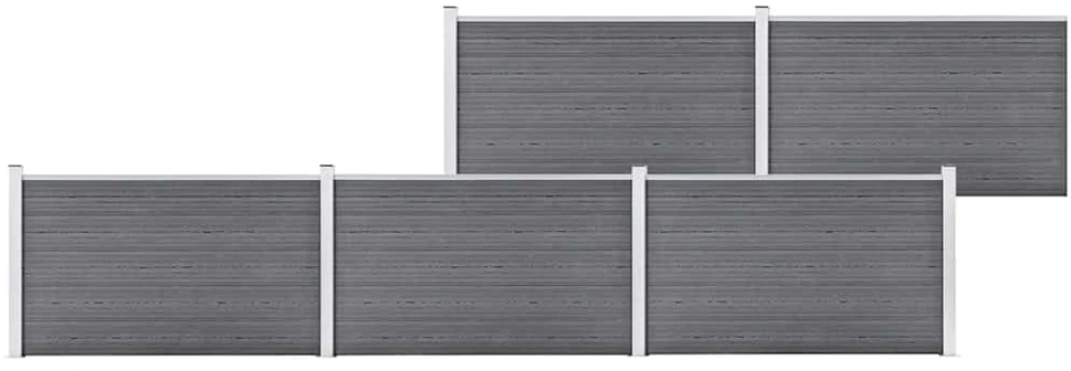 Sodo tvora, pilkos spalvos, 872x106cm, WPC (49073+4x49075)
