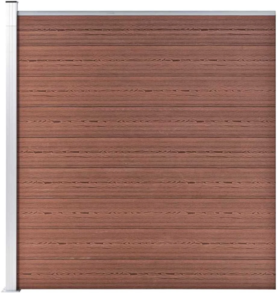 Sodo tvora, rudos spalvos, 1737x186cm, WPC