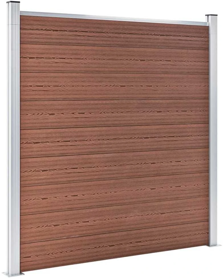 Sodo tvora, rudos spalvos, 699x186cm, WPC