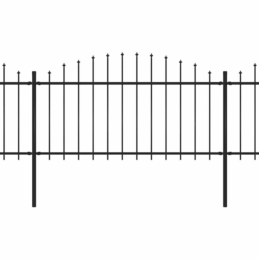 Sodo tvora su iečių viršug., juoda, (1,25-1,5)x8,5m, plienas