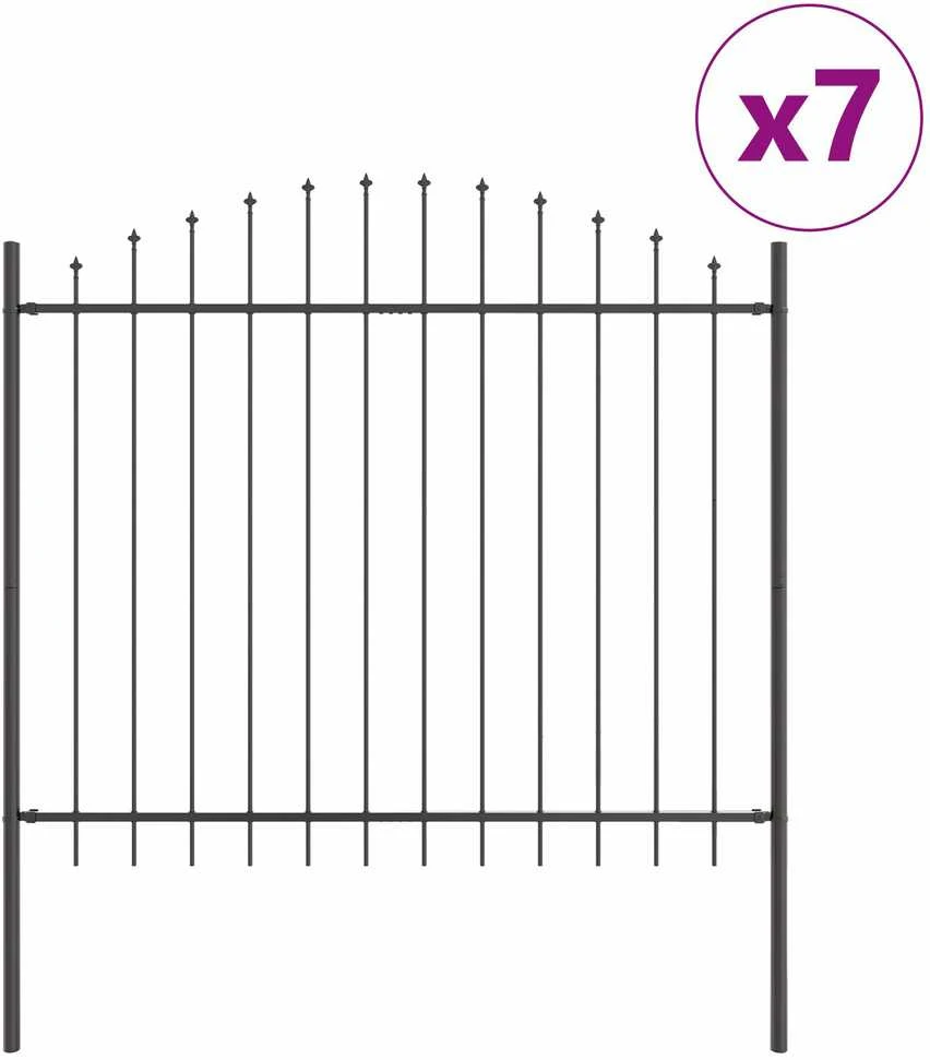 Sodo tvora WOERDEN 7 vnt. 170 x 165 cm Pilka