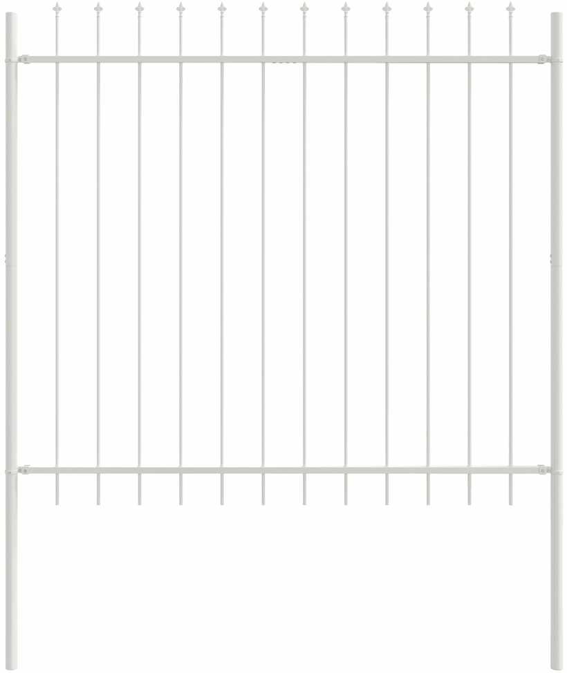 Sodo tvora WOERDEN 5 vnt. 8,5 x 1,5 m Miltelinis plienas Balta