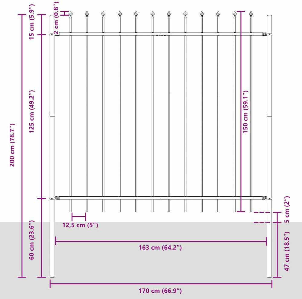 Sodo tvora WOERDEN 5 vnt. 8,5 x 1,5 m Miltelinis plienas Balta