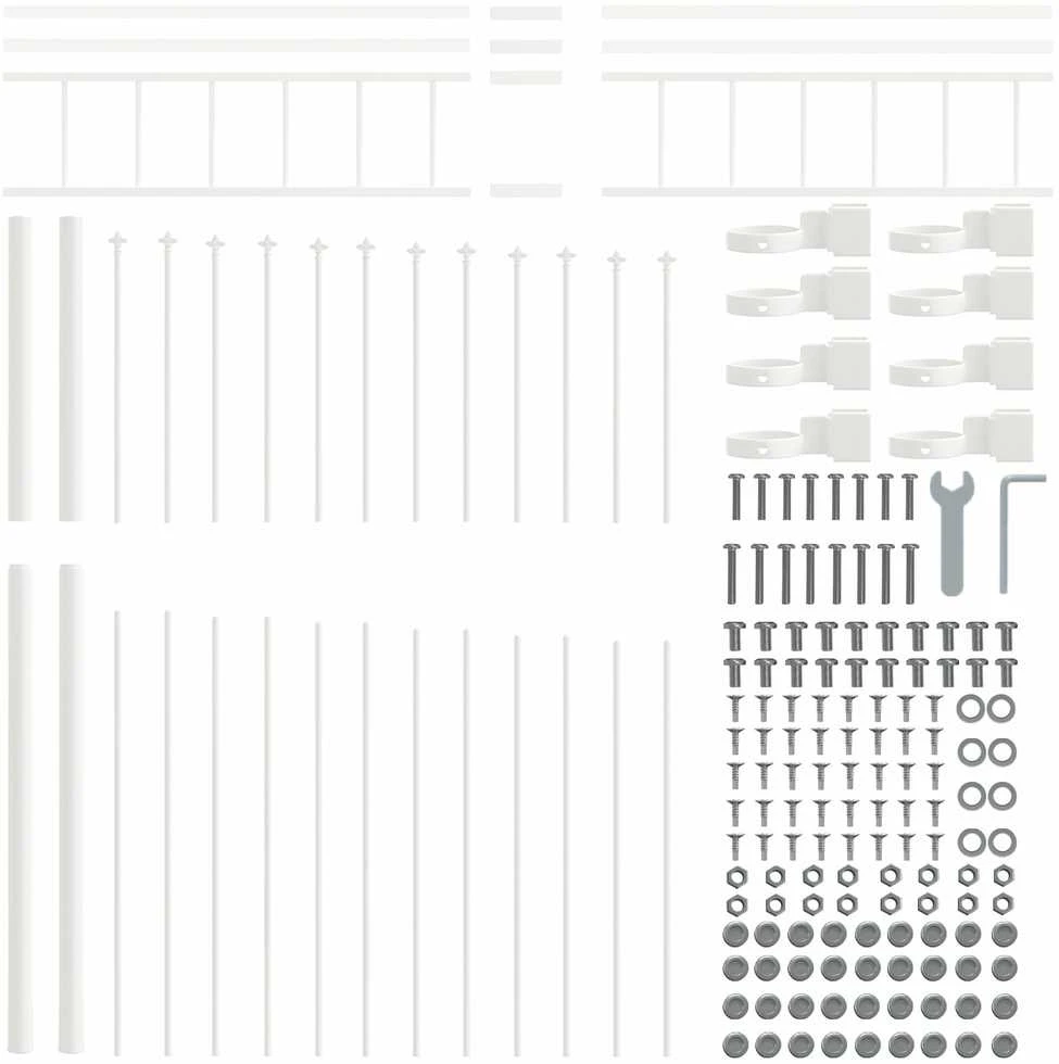 Sodo tvora WOERDEN 7 vnt. 170 x 225 cm Balta