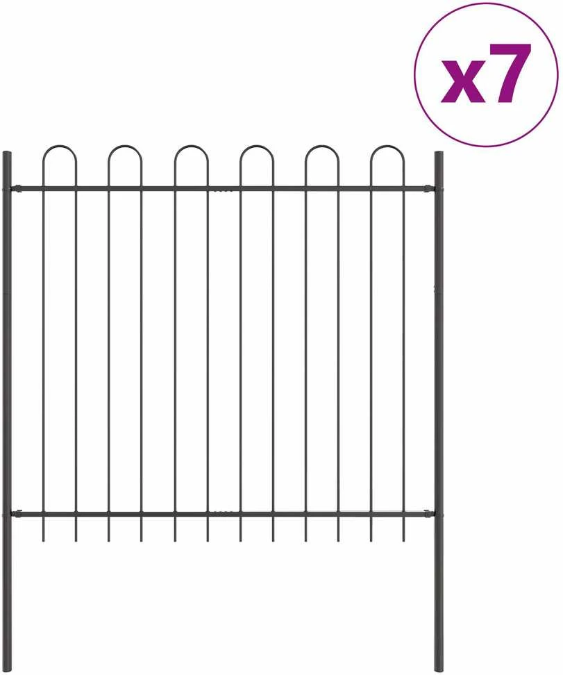 Sodo tvora BOXTEL 7 vnt. 11,9 x 1,5 m Miltelinis plienas Pilka