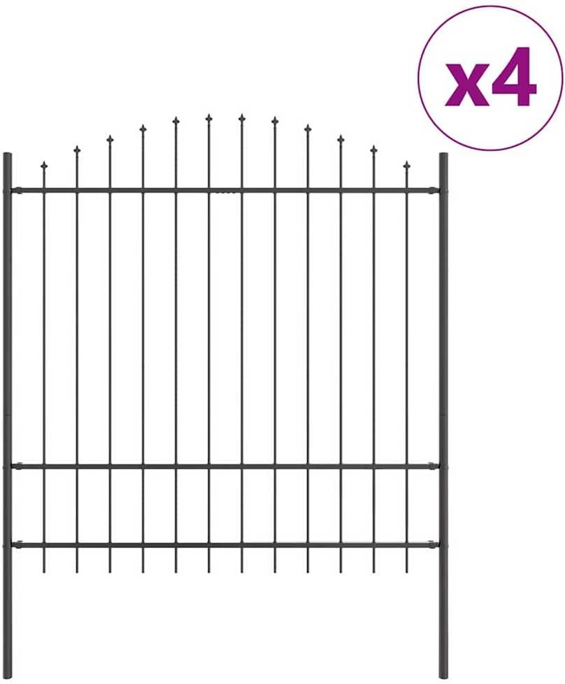 Sodo tvora WOERDEN 4 vnt. 170 x 215 cm Pilka